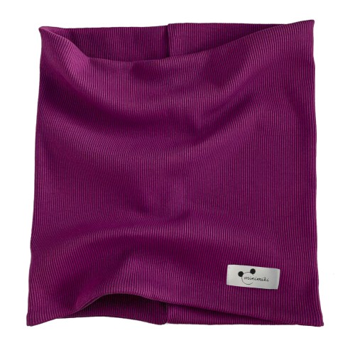 Magenta podwójny komin prążkowany typu tuba