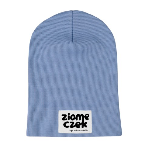 Cienka czapka dziecięca Minimiki vintage blue ziomeczek