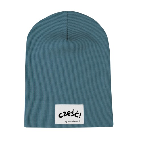 Cienka czapka dziecięca Minimiki arctic blue cześć
