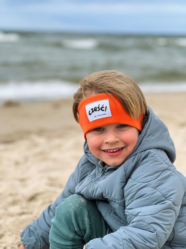 Opaska dziecięce electric orange