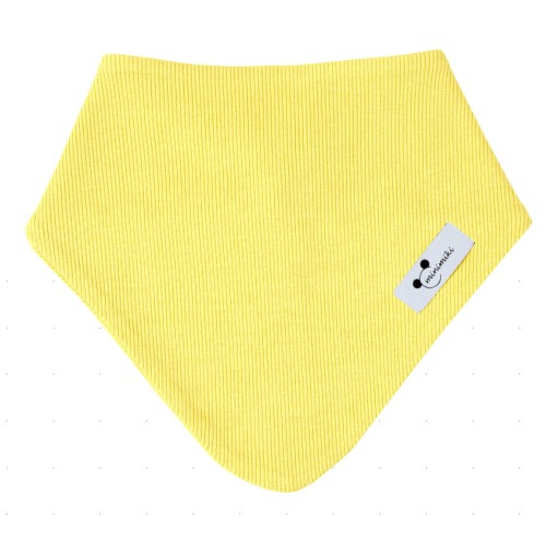 Bananowa apaszka prążkowana dziecięca Minimiki