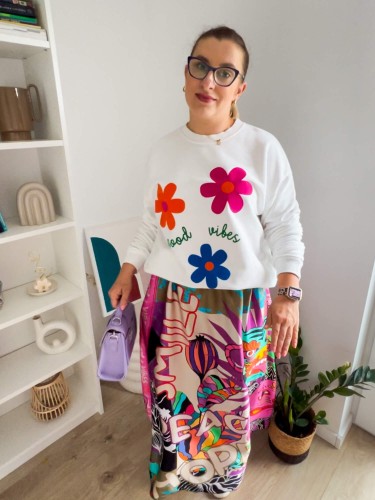 Bluza damska w Kwiaty Minimiki