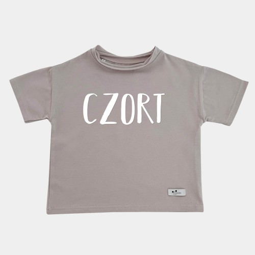 Koszulka oversize Czort Piaskowy Beż