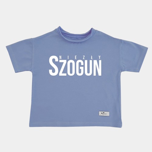 Koszulka oversize Niezły Szogun Vintage Blue