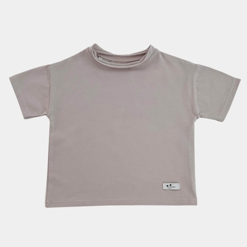 Koszulka dziecięca Minimiki Piaskowy beż przód