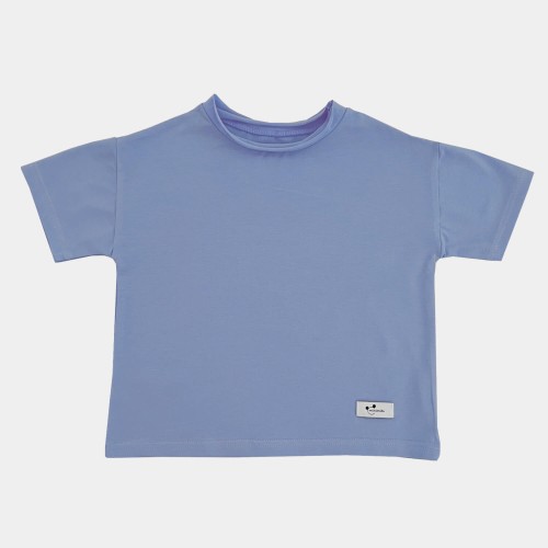 Koszulka dziecięca Minimiki Vintage Blue Ahoj przód