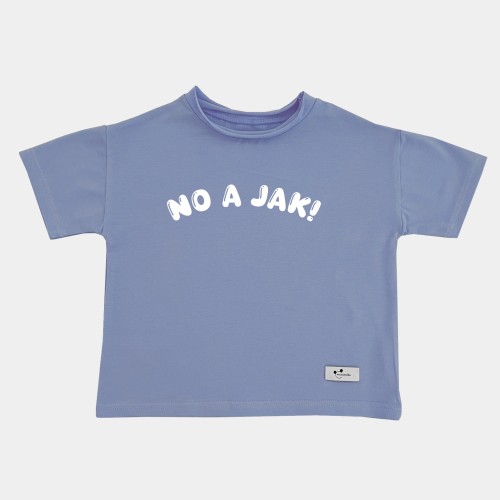 Vintage blue koszulka dziecięca Minimiki oversize No a jak.jpg