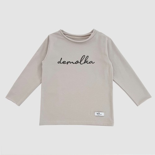 Longsleeve dziecięcy Minimiki demolka sand