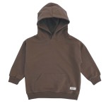 Bluza dziecięca oversize z kapturem mocca