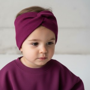Magenta opaska przeplatana