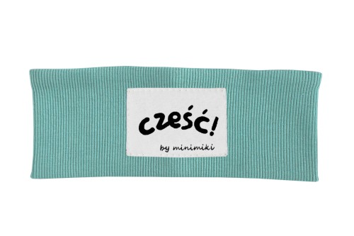 Opaska dziecięca Minimiki aqua Cześć
