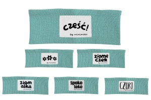 Aqua opaska prążkowana - Czort, Ziomeczek i inne metki