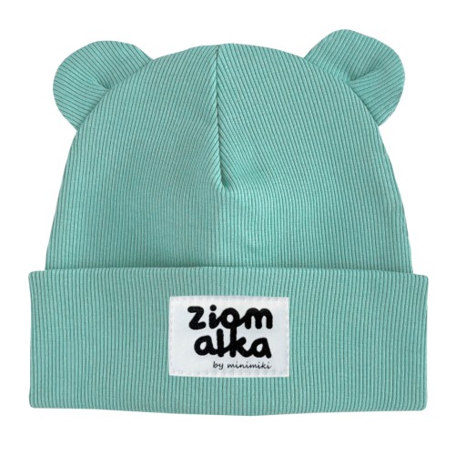Czapka beanie z uszkami Minimiki z metką Ziomalka