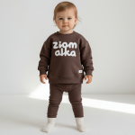 Bluza dziecięca oversize Ziomalka czekolada 