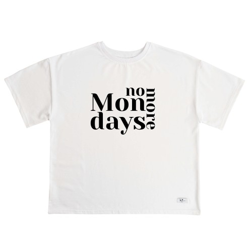 Koszulka damska No More Mondays biała