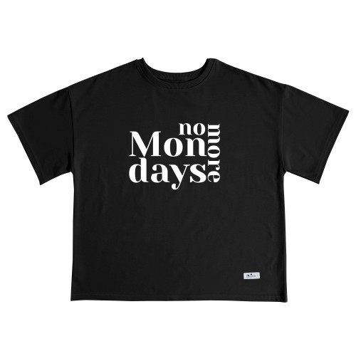 Koszulka damska No More Mondays czarna