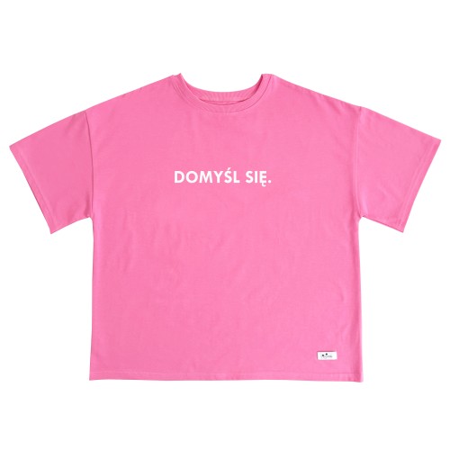 Koszulka damska Domyśl się candy pink Minimiki