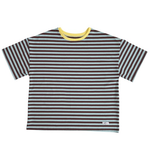 Koszulka damska oversize paski Minimiki