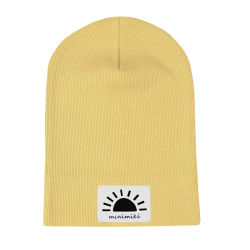 Cienka czapka prazkowana wiosna lato sunny Minimiki slonko