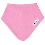 Light pink apaszka prążkowana