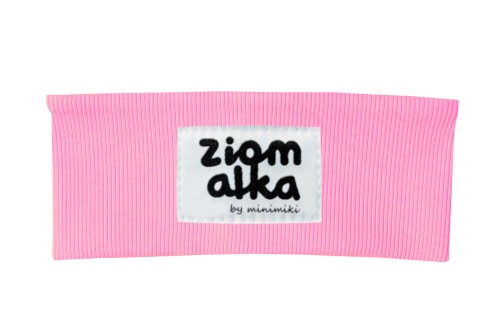 Opaska prazkowana dziecieca light pink Minimiki ziomalka