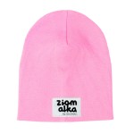 Light pink czapka prążkowana podwójna - Czort, Ziomeczek i inne metki