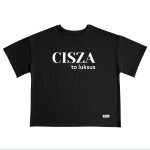 Koszulka damska Cisza to luksus czarna