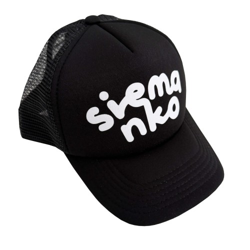 Czapka z daszkiem siemanko czarna