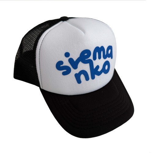 czapka z daszkiem siemanko niebieskie