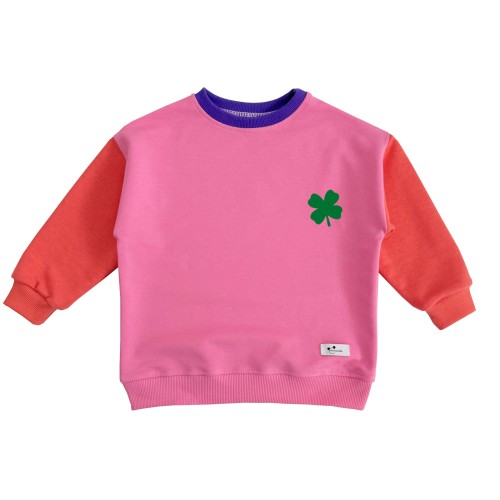 Bluza patchwork rozowa Minimiki