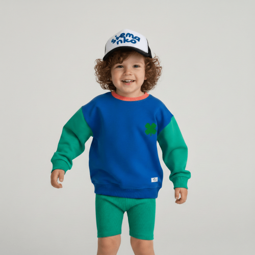 Bluza dziecięca Minimiki Patchwork