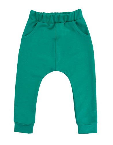 Spodnie baggy emerald