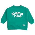 Bluza dziecięca oversize Siemanko emerald