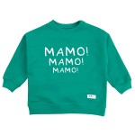 Bluza dziecięca oversize Mamo! emerald