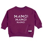 Bluza dziecięca oversize Mamo! magenta