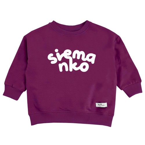 Bluza dziecieca  Magenta  siemanko Minimiki.jpg