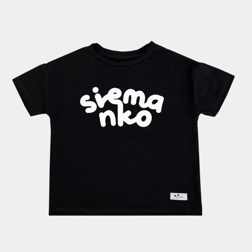 koszulka czarna siemanko