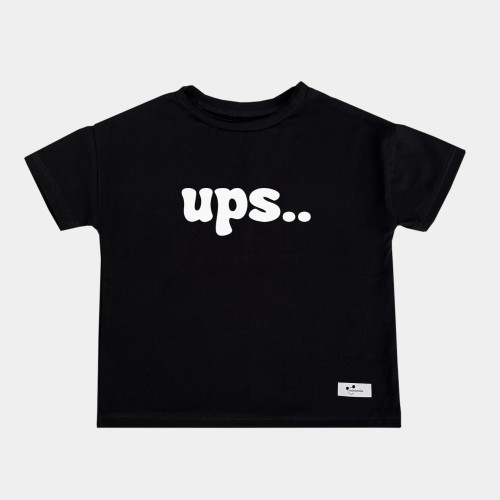 Koszulka oversize Ups.. czarna