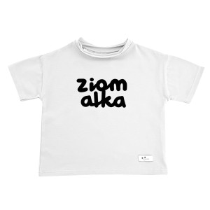 Koszulka oversize Ziomalka biała 