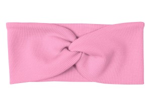 Light pink opaska przeplatana