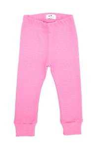 Legginsy prążkowane light pink