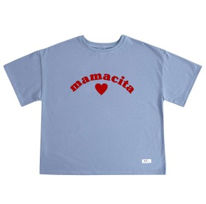 Koszulka damska Mamacita vintage blue