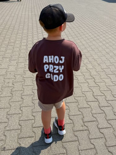 Koszulka oversize Minimiki ahoj przygodo